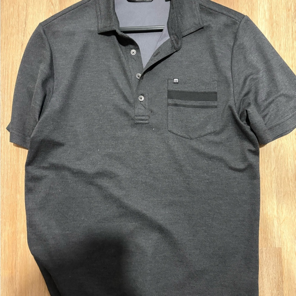 Gray Polo Shirt travis Matthew